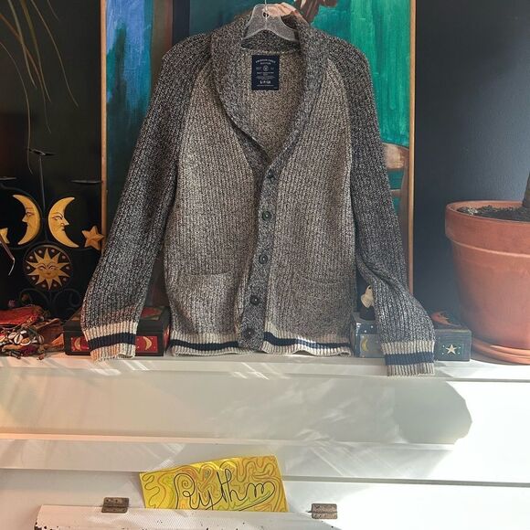 American Eagle Outfitters Gray Cabin Cardigan Size Small - Picture 14 of 16